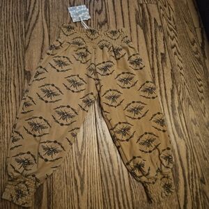 New Kate Quinn Bee Pants COTTON Size 4T NWT HAREM